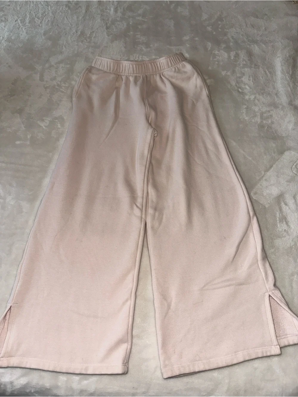 GAP Kids Cream Zip-Up set Sweatpants